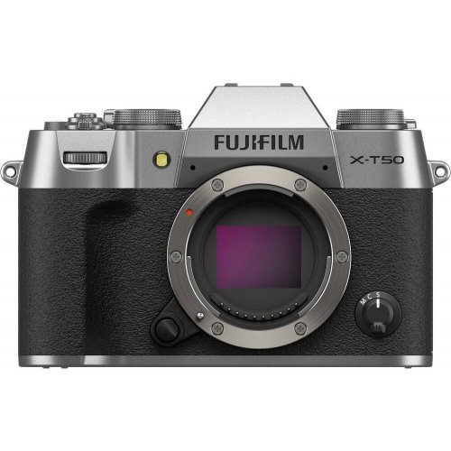 Беззеркальный фотоаппарат Fujifilm X-T50 Body (16828284) Silver купить в Украине | Telemart фото