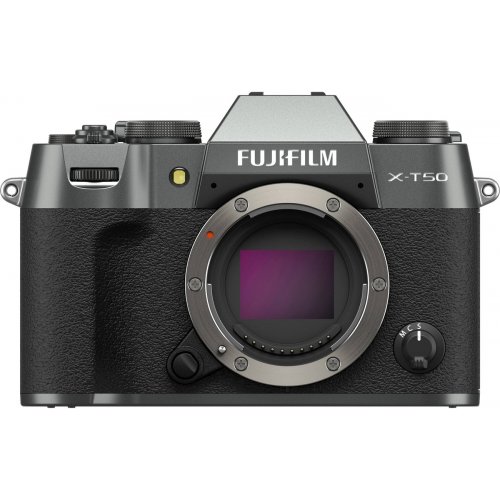 Бездзеркальний фотоапарат Fujifilm X-T50 Body (16828375) Charcoal Silver купити в Україні | Telemart фото