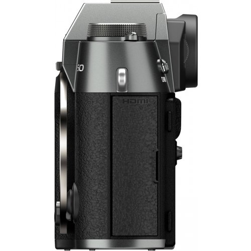Бездзеркальний фотоапарат Fujifilm X-T50 Body (16828375) Charcoal Silver купити в Україні | Telemart фото
