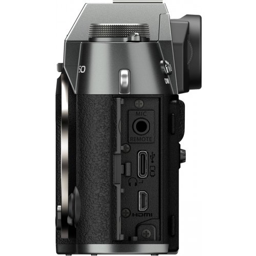 Бездзеркальний фотоапарат Fujifilm X-T50 Body (16828375) Charcoal Silver купити в Україні | Telemart фото