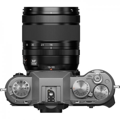 Бездзеркальний фотоапарат Fujifilm X-T50 Kit (16-50mm f/2.8-4.8) R LM WR (16828569) Silver купити в Україні | Telemart фото