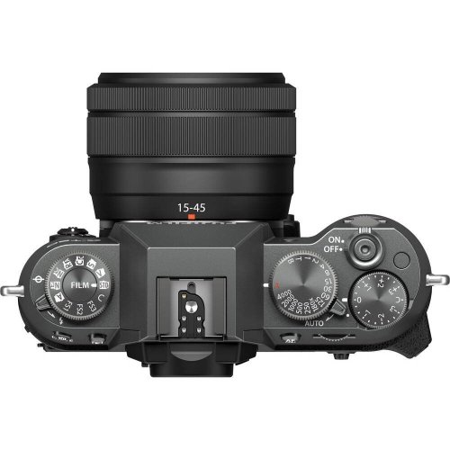 Беззеркальный фотоаппарат Fujifilm X-T50 Kit (15-45mm f/3.5-5.6) (16828923) Charcoal Silver купить в Украине | Telemart фото