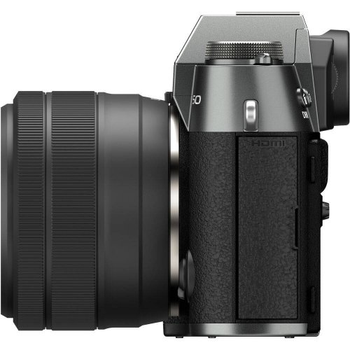 Беззеркальный фотоаппарат Fujifilm X-T50 Kit (15-45mm f/3.5-5.6) (16828923) Charcoal Silver купить в Украине | Telemart фото