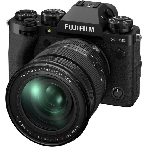 Беззеркальный фотоаппарат Fujifilm X-T5 Kit (XF 16-80mm f/4) (16939332) Black купить в Украине | Telemart фото