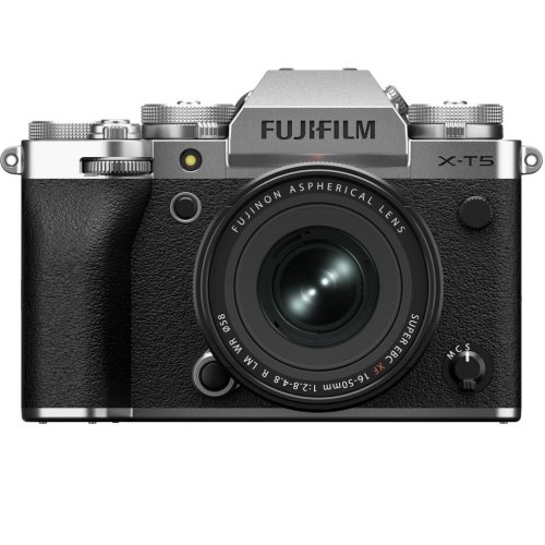 Беззеркальный фотоаппарат Fujifilm X-T5 Kit (16-50mm) (16939461) Silver купить в Украине | Telemart фото
