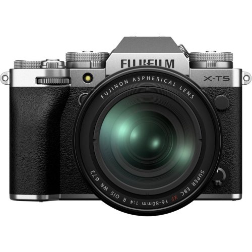 Беззеркальный фотоаппарат Fujifilm X-T5 Kit (XF 16-80mm f/4) (16939497) Silver купить в Украине | Telemart фото
