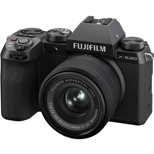 Беззеркальный фотоаппарат Fujifilm X-S20 Kit (XC 15-45mm f/3.5-5.6) (16939588) Black купить в Украине | Telemart фото