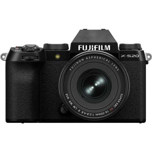 Бездзеркальний фотоапарат Fujifilm X-S20 Kit (XF 16-50mm f/2.8-4.8) R LM WR (16939643) Black купити в Україні | Telemart фото