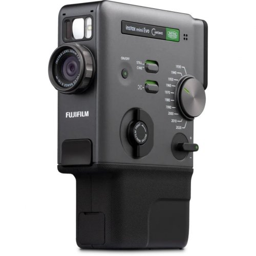 Фотокамера миттєвого друку Fujifilm Instax Mini Evo Cinema (16956029) Black купити в Україні | Telemart фото