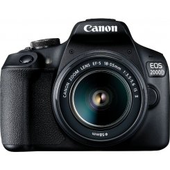 Дзеркальний фотоапарат Canon EOS 2000D Kit (18-55mm) IS II (2728C008) Black