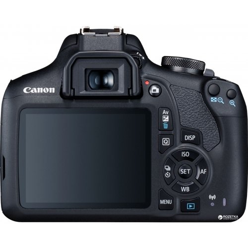 Дзеркальний фотоапарат Canon EOS 2000D Kit (18-55mm) IS II (2728C008) Black купити в Україні | Telemart фото