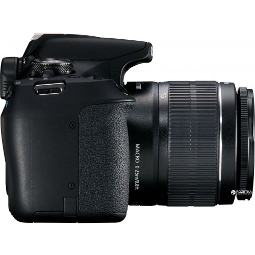 Дзеркальний фотоапарат Canon EOS 2000D Kit (18-55mm) IS II (2728C008) Black купити в Україні | Telemart фото