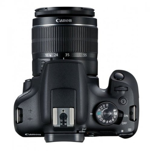 Дзеркальний фотоапарат Canon EOS 2000D Kit (18-55mm) IS II + Сумка SB130 + Карта пам'яті SD16GB (2728C015) Black купити в Україні | Telemart фото