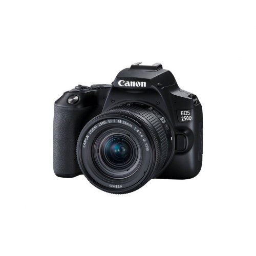 Дзеркальний фотоапарат Canon EOS 250D Kit (EF-S 18-55mm) IS STM (3454C007) Black купити в Україні | Telemart фото