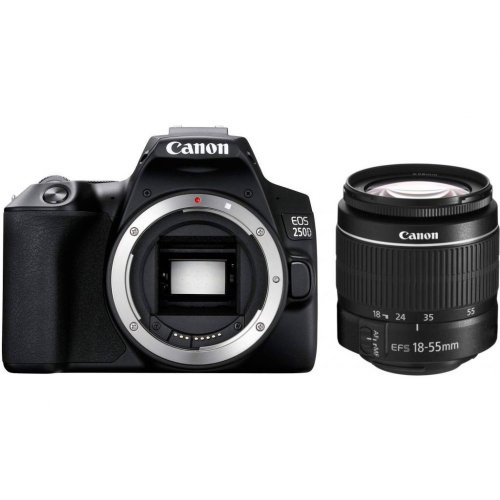 Дзеркальний фотоапарат Canon EOS 250D Kit (18-55mm) DC (3454C009) Black купити в Україні | Telemart фото