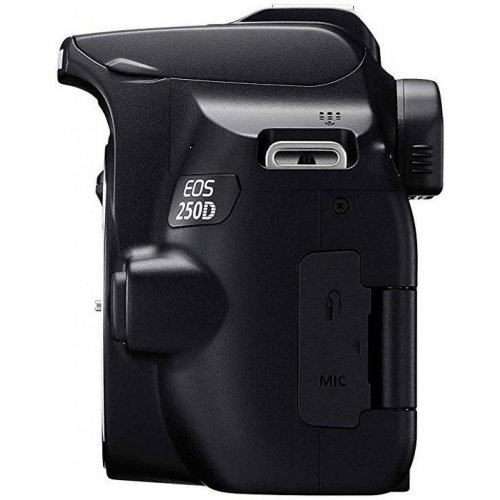 Дзеркальний фотоапарат Canon EOS 250D Kit (18-55mm) DC (3454C009) Black купити в Україні | Telemart фото