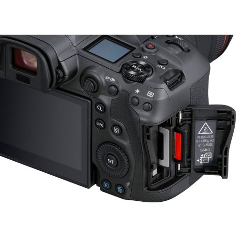 Бездзеркальний фотоапарат Canon EOS R5 Body (4147C027) Black купити в Україні | Telemart фото
