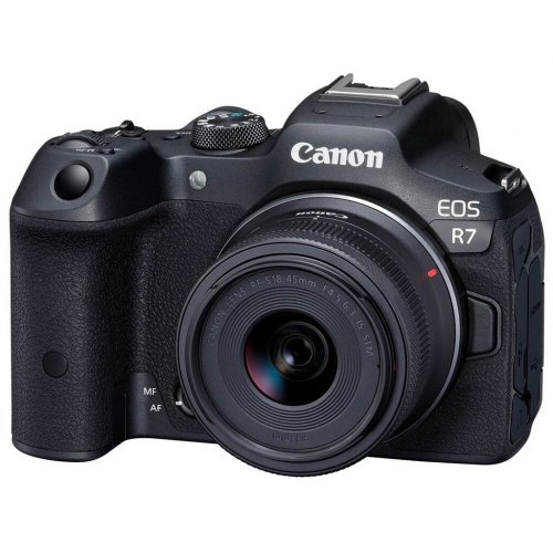 Бездзеркальний фотоапарат Canon EOS R7 Body (5137C041) Black купити в Україні | Telemart фото