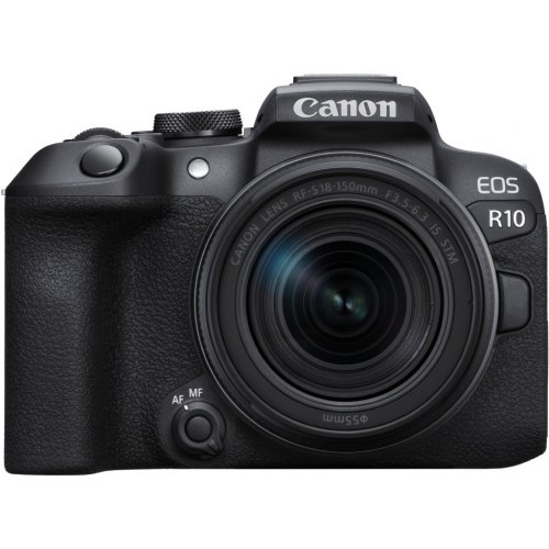 Беззеркальный фотоаппарат Canon EOS R10 Kit (RF-S 18-150mm) IS STM (5331C048) Black купить в Украине | Telemart фото