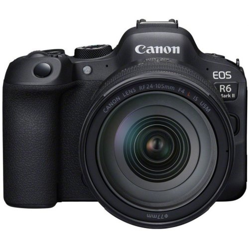 Беззеркальный фотоаппарат Canon EOS R6 Mark II Kit (RF 24-105mm) L IS (5666C029) Black купить в Украине | Telemart фото