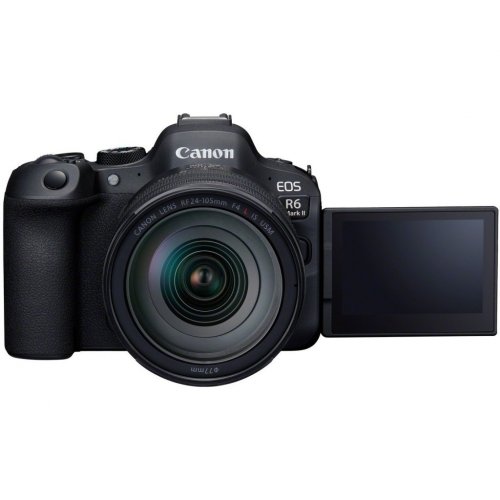 Беззеркальный фотоаппарат Canon EOS R6 Mark II Kit (RF 24-105mm) L IS (5666C029) Black купить в Украине | Telemart фото