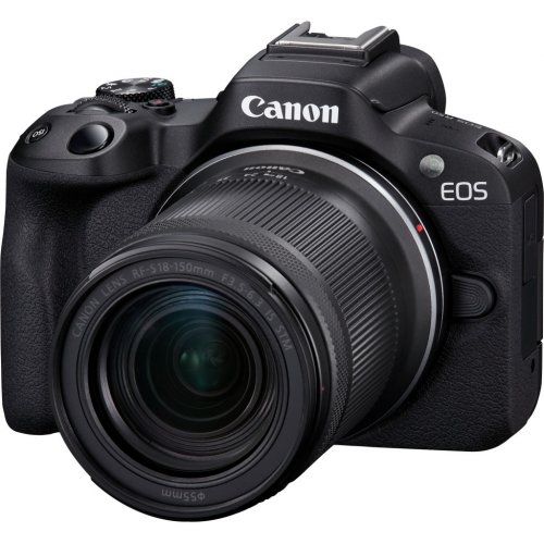 Беззеркальный фотоаппарат Canon EOS R50 Kit (RF-S 18-150mm) IS STM (5811C095) Black купить в Украине | Telemart фото