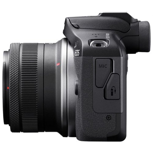 Беззеркальный фотоаппарат Canon EOS R100 Kit (RF-S 18-45mm) IS STM (6052C034) Black купить в Украине | Telemart фото