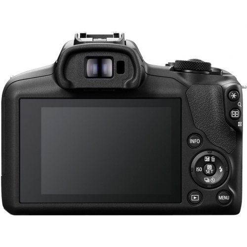 Беззеркальный фотоаппарат Canon EOS R100 Double Kit (RF-S 18-45mm IS STM + RF 75-300mm) (6052C121) Black купить в Украине | Telemart фото