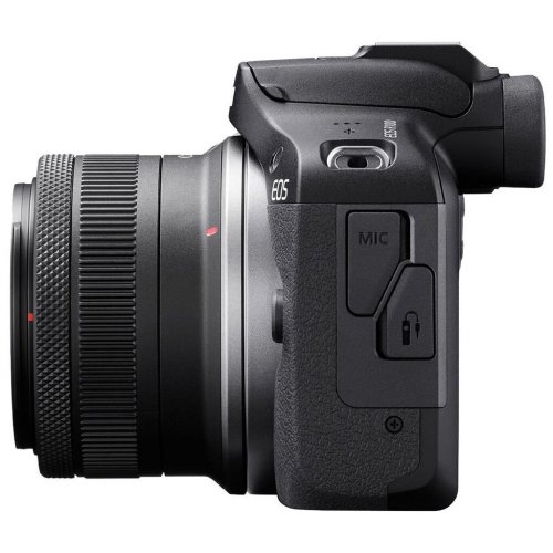 Беззеркальный фотоаппарат Canon EOS R100 Double Kit (RF-S 18-45mm IS STM + RF 75-300mm) (6052C121) Black купить в Украине | Telemart фото