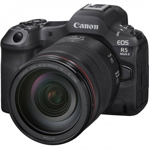 Беззеркальный фотоаппарат Canon EOS R5 Mark ll Kit (RF 24-105mm) L IS USM (6536C029) Black купить в Украине | Telemart фото