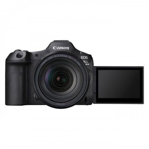 Беззеркальный фотоаппарат Canon EOS R5 Mark ll Kit (RF 24-105mm) L IS USM (6536C029) Black купить в Украине | Telemart фото