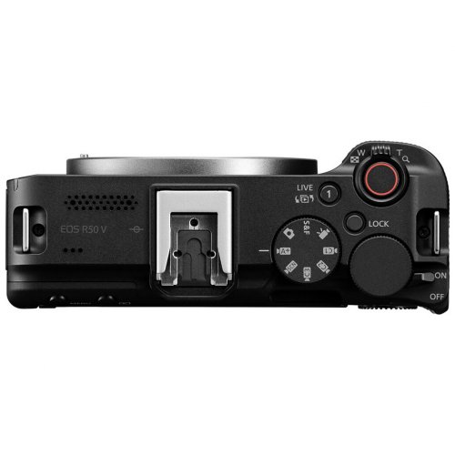 Беззеркальный фотоаппарат Canon EOS R50 V Kit (RF-S 14-30mm) IS STM (6895C025) Black купить в Украине | Telemart фото