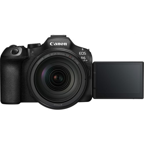 Беззеркальный фотоаппарат Canon EOS R6 Mark III Kit (RF 24-105mm) IS STM (7084C031) Black купить в Украине | Telemart фото