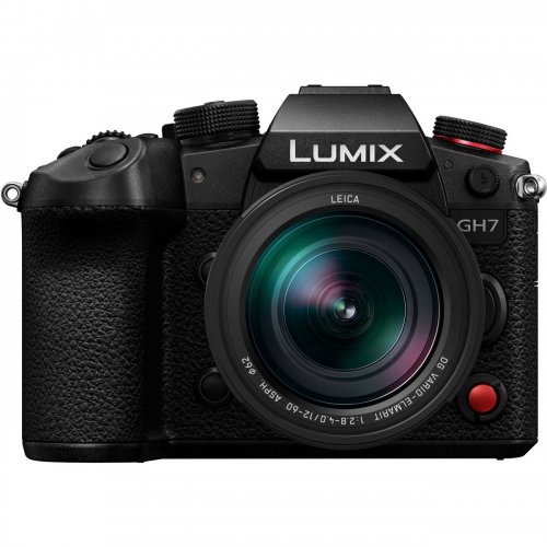 Беззеркальный фотоаппарат Panasonic Lumix DC-GH7 Leica Kit (12-60mm f/2.8-4) (DC-GH7LE) Black купити в Україні | Telemart фото