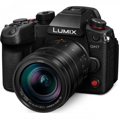 Беззеркальный фотоаппарат Panasonic Lumix DC-GH7 Leica Kit (12-60mm f/2.8-4) (DC-GH7LE) Black купити в Україні | Telemart фото