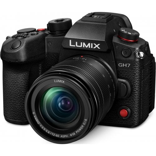 Беззеркальный фотоаппарат Panasonic Lumix DC-GH7 Kit (12-60mm f/3.5-5.6) (DC-GH7ME) Black купити в Україні | Telemart фото