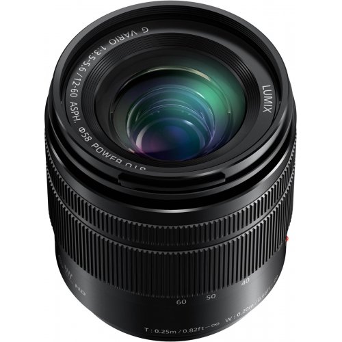 Беззеркальный фотоаппарат Panasonic Lumix DC-GH7 Kit (12-60mm f/3.5-5.6) (DC-GH7ME) Black купити в Україні | Telemart фото