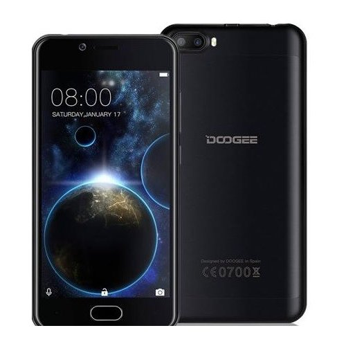 Мобільний телефон Doogee Shoot 2 2/16GB Black купити в Україні: Київ, Львів, Хмельницький, Тернопіль, Івано-Франківськ | Низька ціна, відгуки, характеристики від TELEMART фото