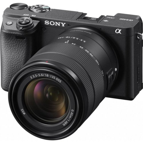 Бездзеркальний фотоапарат Sony Alpha A6400 kit (18-135mm) (ILCE6400MB.CEC) Black купити в Україні | Telemart фото
