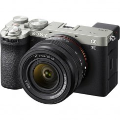 Бездзеркальний фотоапарат Sony Alpha A7C II Kit (28-60mm) (ILCE7CM2LS.CEC) Silver