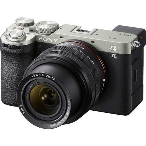 Бездзеркальний фотоапарат Sony Alpha A7C II Kit (28-60mm) (ILCE7CM2LS.CEC) Silver купити в Україні | Telemart фото