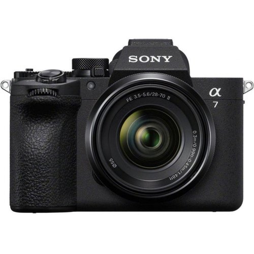 Бездзеркальний фотоапарат Sony Alpha A7 V Kit (28-70mm) (ILCE7M5MB.FS1) Black купити в Україні | Telemart фото