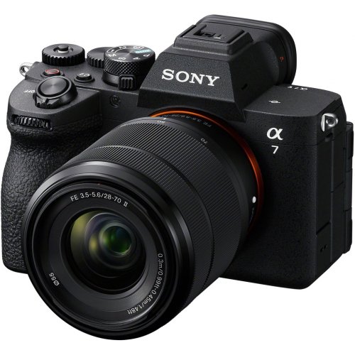 Бездзеркальний фотоапарат Sony Alpha A7 V Kit (28-70mm) (ILCE7M5MB.FS1) Black купити в Україні | Telemart фото