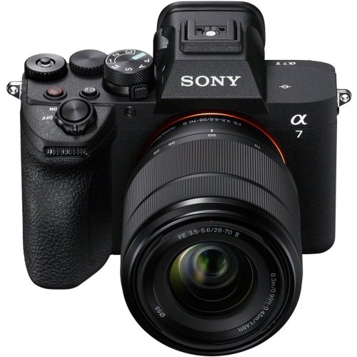 Бездзеркальний фотоапарат Sony Alpha A7 V Kit (28-70mm) (ILCE7M5MB.FS1) Black купити в Україні | Telemart фото