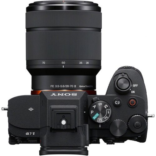 Бездзеркальний фотоапарат Sony Alpha A7 V Kit (28-70mm) (ILCE7M5MB.FS1) Black купити в Україні | Telemart фото