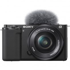 Бездзеркальний фотоапарат Sony ZV-E10 Kit (16-50mm) (ILCZVE10LB.CEC) Black