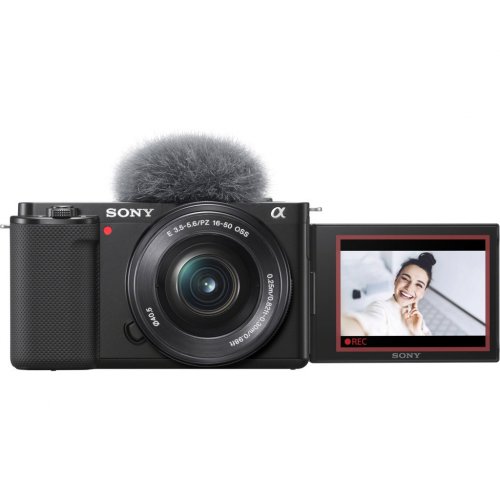 Бездзеркальний фотоапарат Sony ZV-E10 Kit (16-50mm) (ILCZVE10LB.CEC) Black купити в Україні | Telemart фото