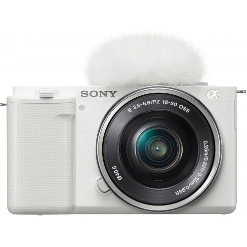 Бездзеркальний фотоапарат Sony ZV-E10 Kit (16-50mm) (ILCZVE10LW.CEC) White купити в Україні | Telemart фото