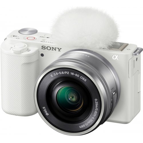 Бездзеркальний фотоапарат Sony ZV-E10 Kit (16-50mm) (ILCZVE10LW.CEC) White купити в Україні | Telemart фото