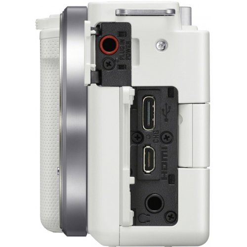 Бездзеркальний фотоапарат Sony ZV-E10 Kit (16-50mm) (ILCZVE10LW.CEC) White купити в Україні | Telemart фото